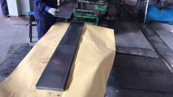 spring steel sheet with heat treatment hardened and tempered